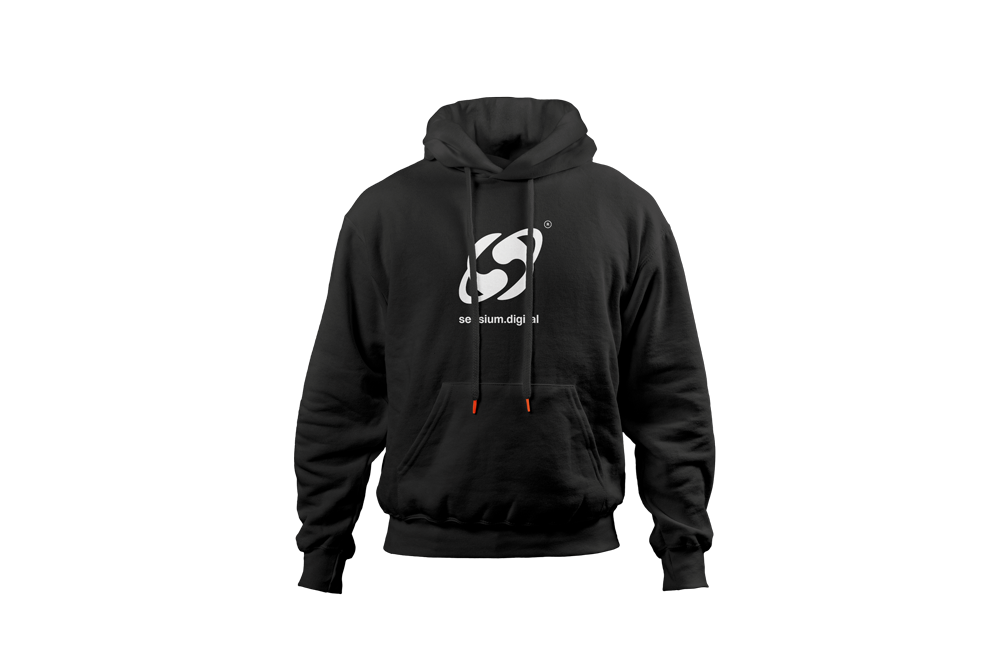 SENSIUM hoodie merch mockup
